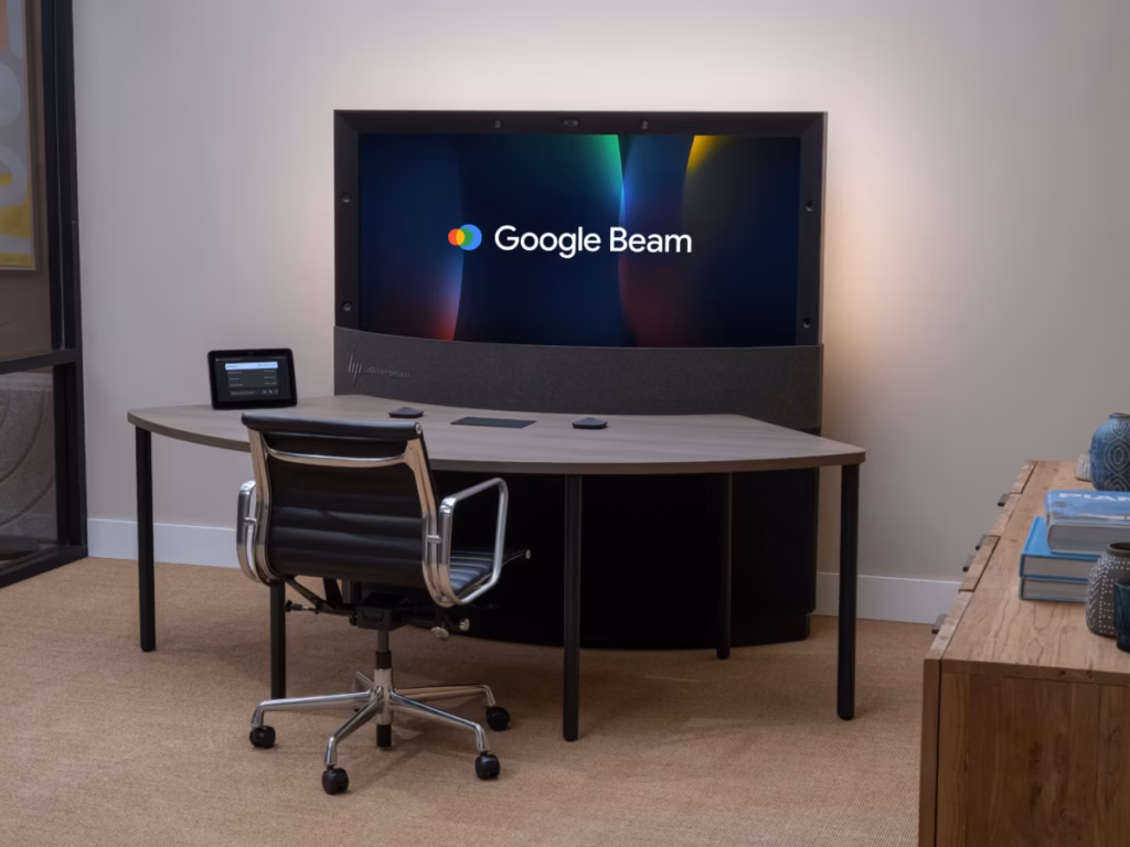 An official image of the HP Dimension with Google Beam
