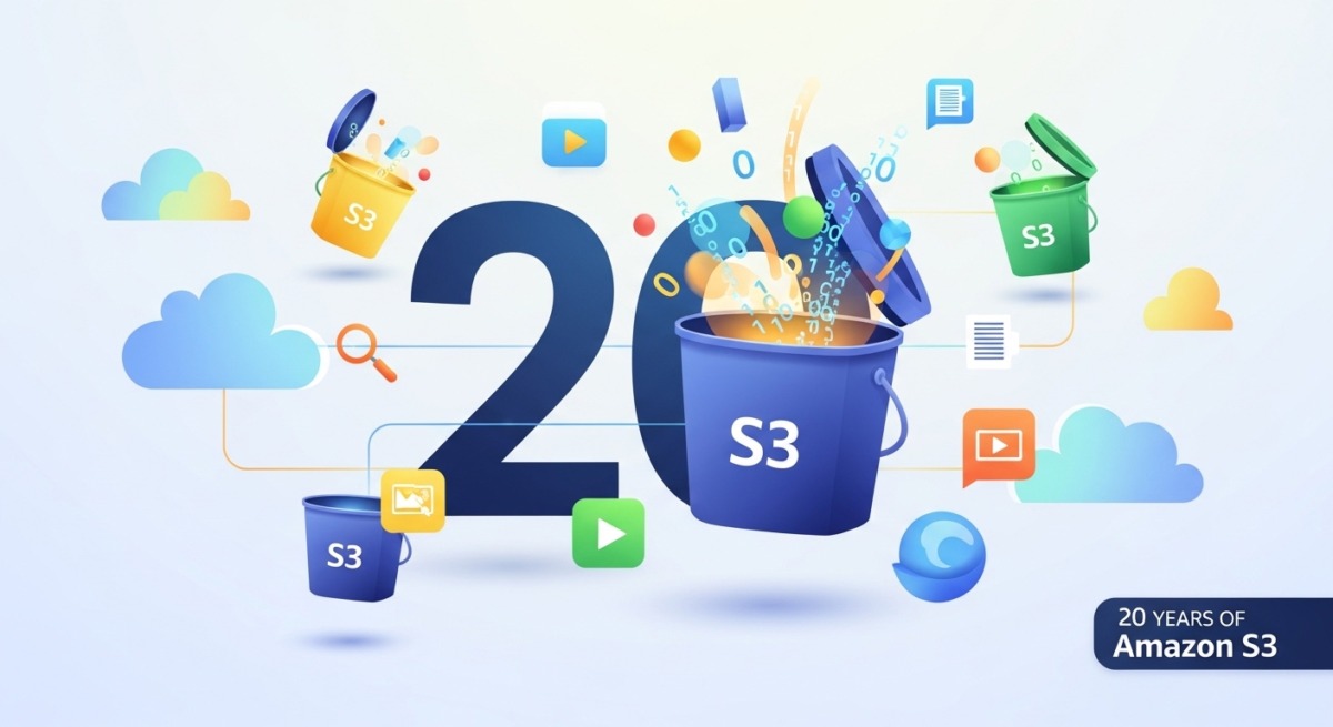 Amazon S3 Launch celebration with 20 years and many data buckets