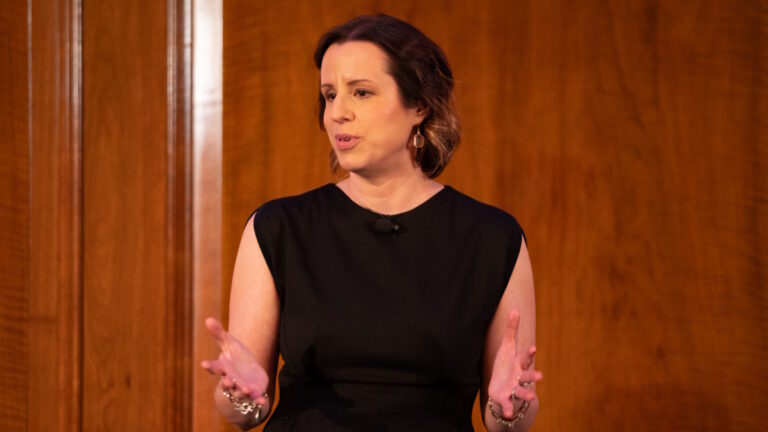 ai media planning innovator Izzie Rivers at R-ai launch