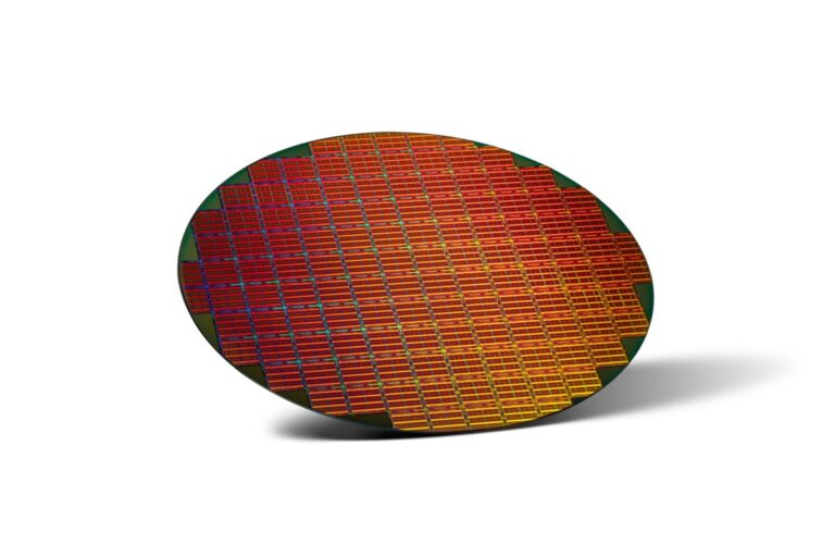 Intel processor wafer