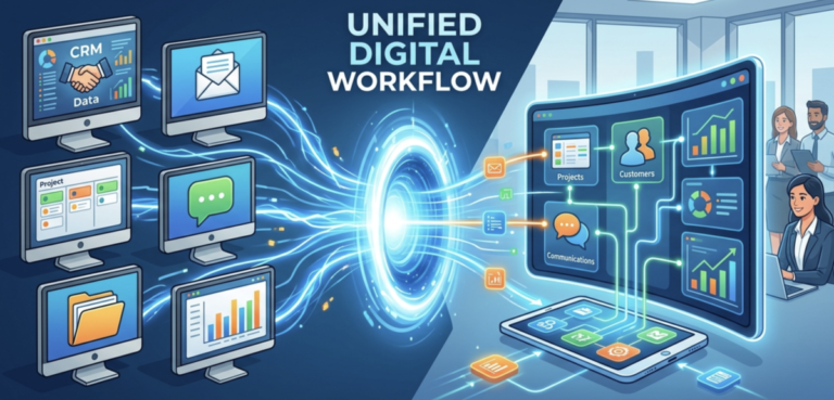 Enterprise workflow automation - unified digital workflow replacing multiple business applications