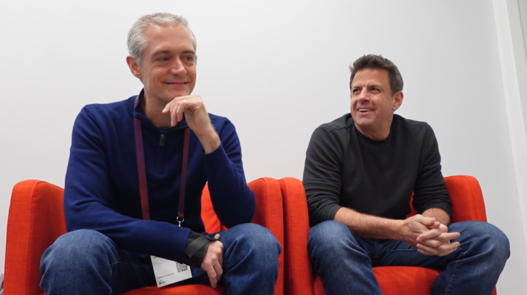 Lenovo VPs Tom Butler (left) and Steve Long at MWC 2026 (image: TechFinitive)