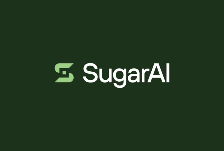 sugarai logo on background