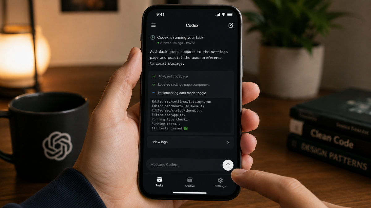 Codex running on smartphone