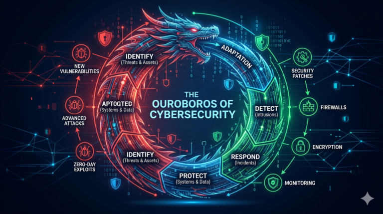 Ouroboros of cybersecurity
