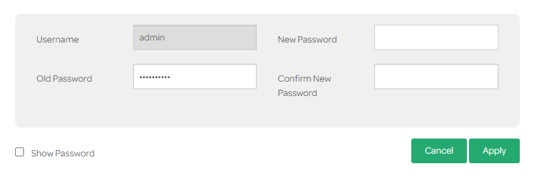 Enter old password TalkTalk