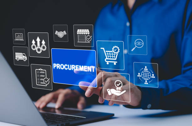IT Procurement - Procurement icons related to logistics, supply chain, and inventory management.