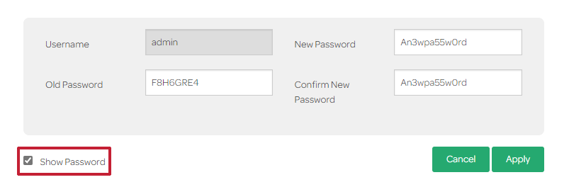Show Password TalkTalk Router