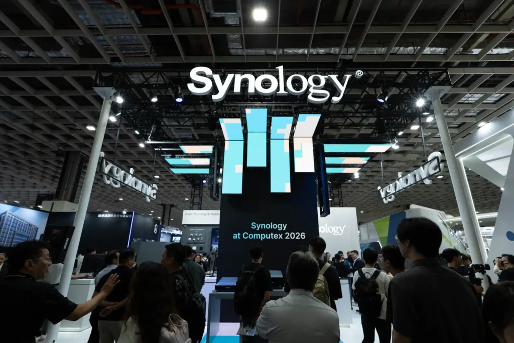 Synology booth at Computex 2026
