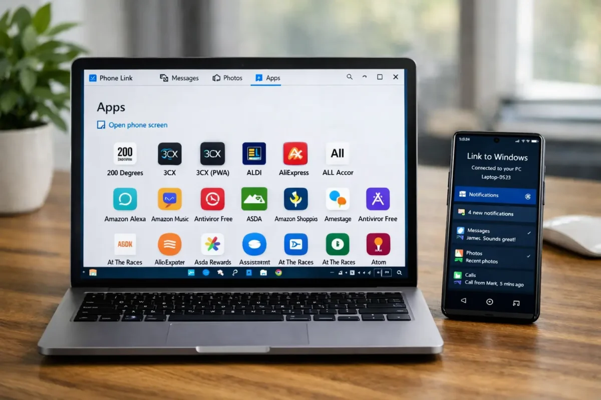 Your phone on your PC: Make life easier with Microsoft Phone Link (Image: Microsoft CoPilot)