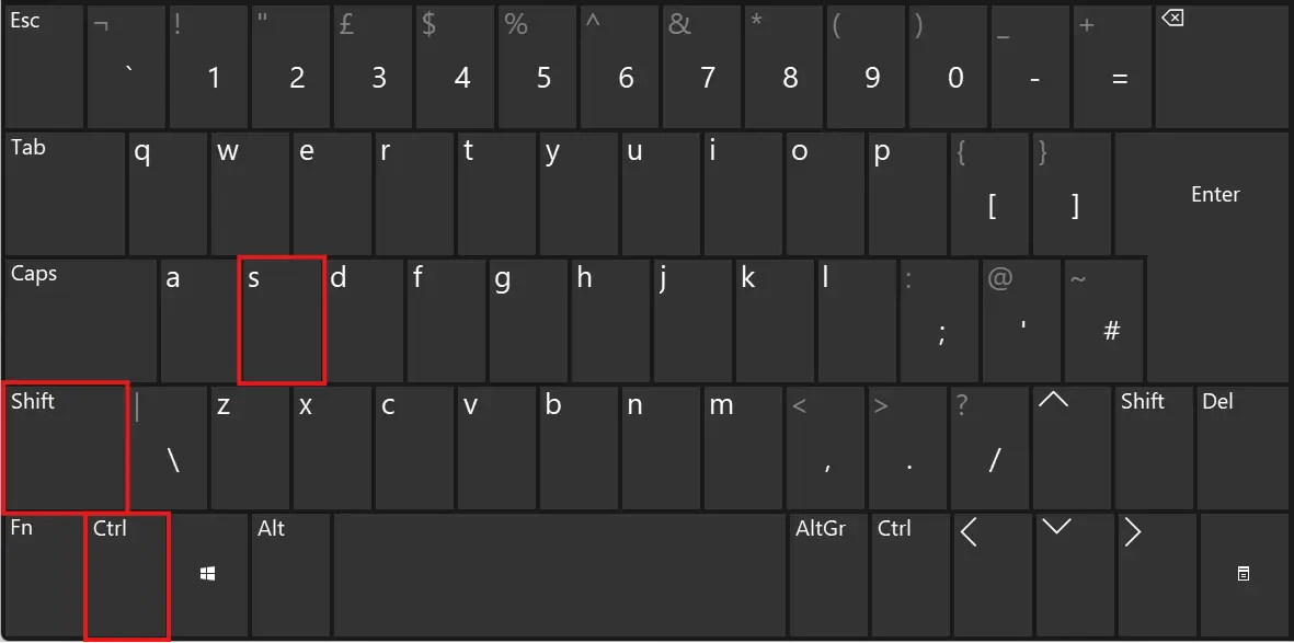 press Ctrl shift and s for edge web capture