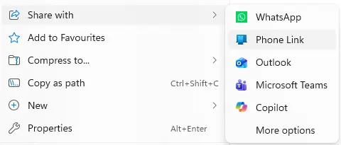 share file with phone link