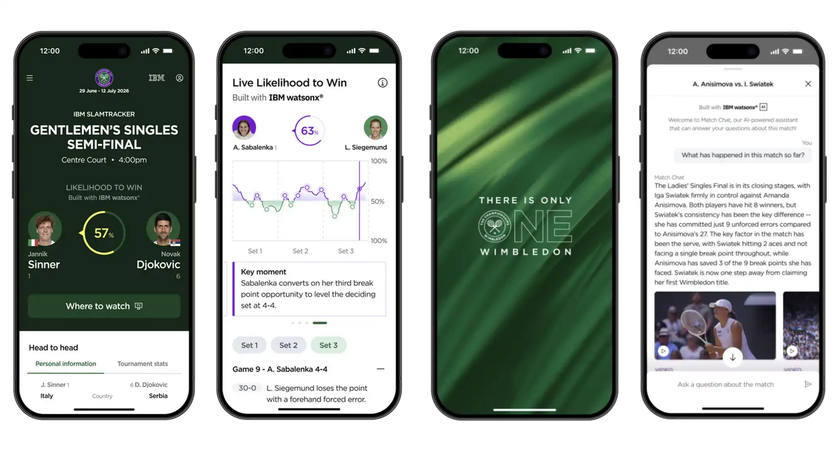 wimbledon ibm 2026 updates - screenshot of new app