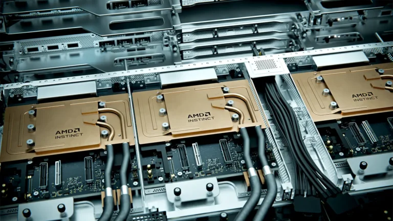 AMD Instinct MI455X in situ