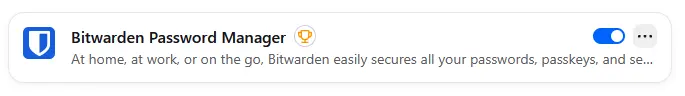 Extensions in Firefox