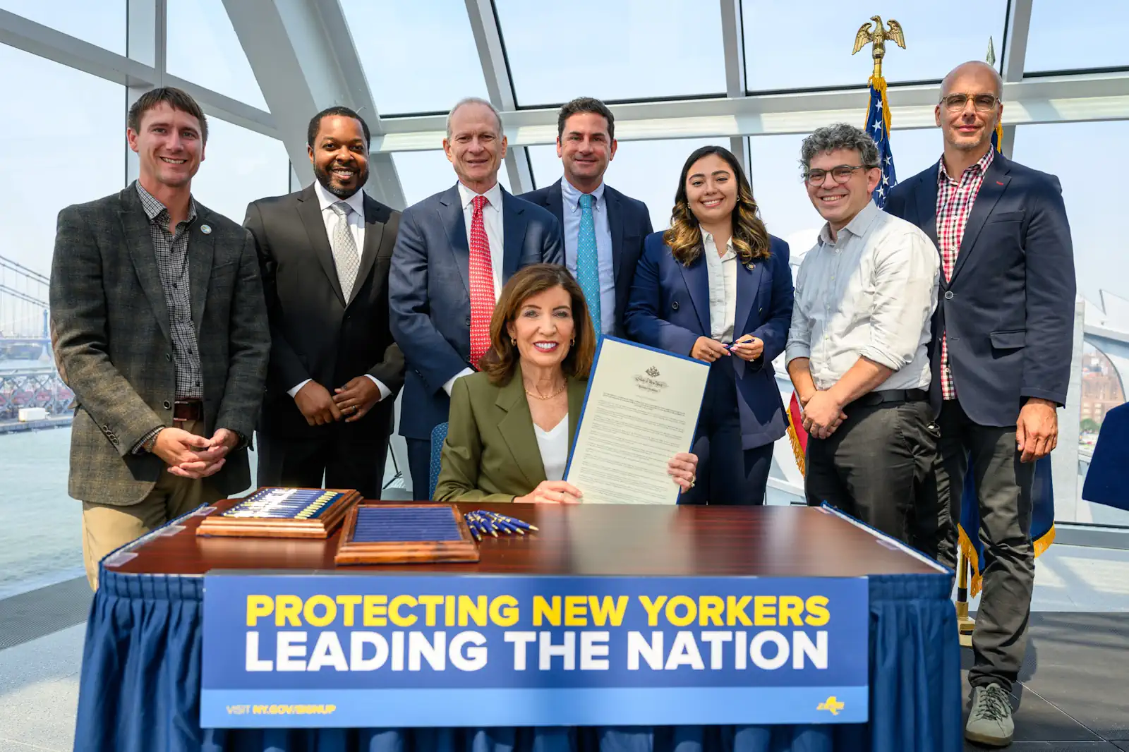 Governor Kathy Hochul signs an Executive Order to create the nation’s first moratorium on new hyper scale data centers