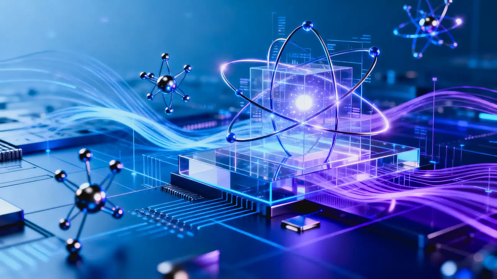 quantum fusion shown by qubits on a processor
