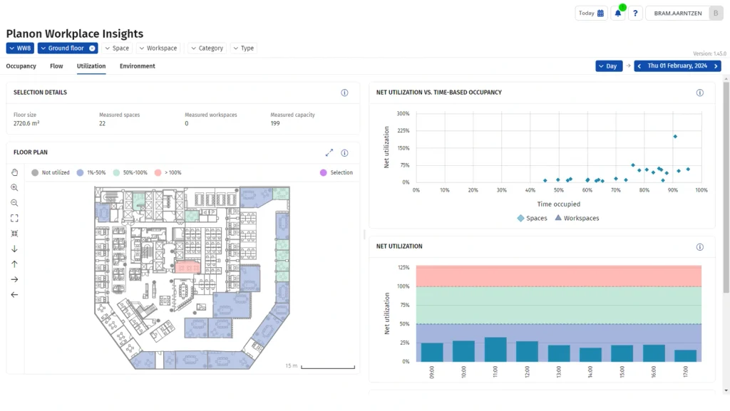 Logitech spot integration Planon Workplace Insights