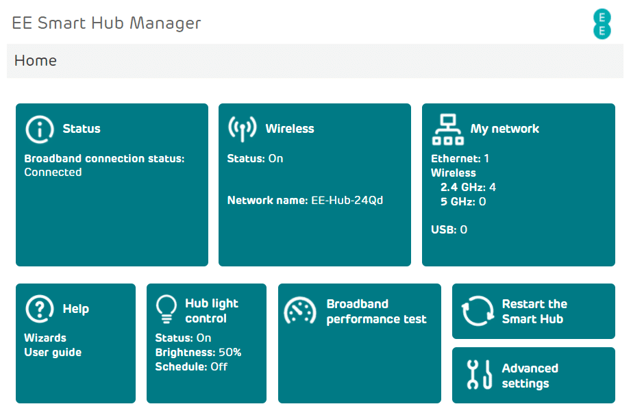 EE Smart Hub Manager