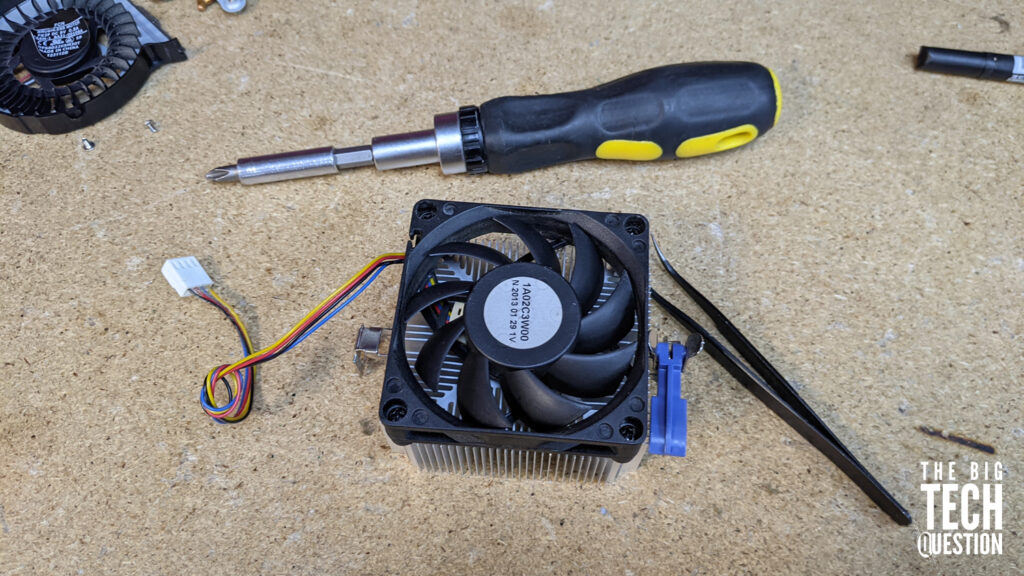 Fix a fan finish