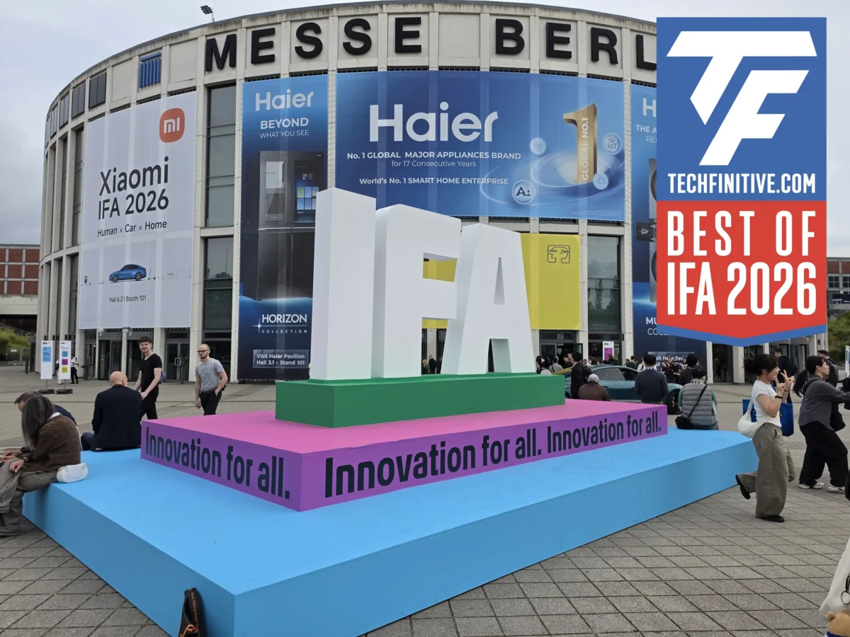 Outside IFA 2026 with Best of IFA 2026 logo
