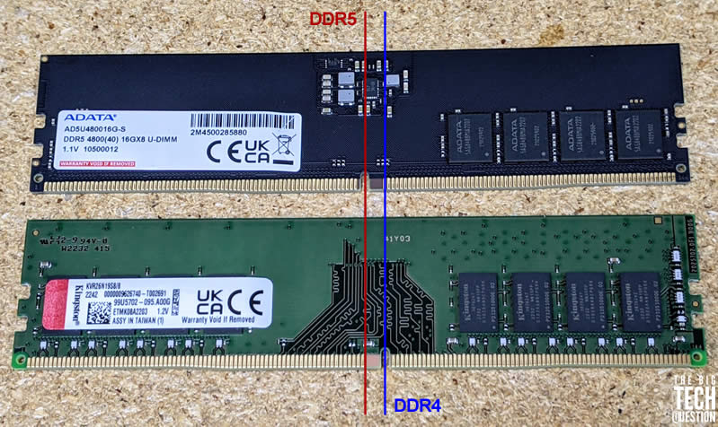 differences between ddr5 and ddr4 modules