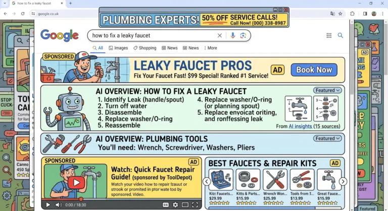 In Google's defence, this is what Gemini created when we asked it to create a Google-ruined homepage...