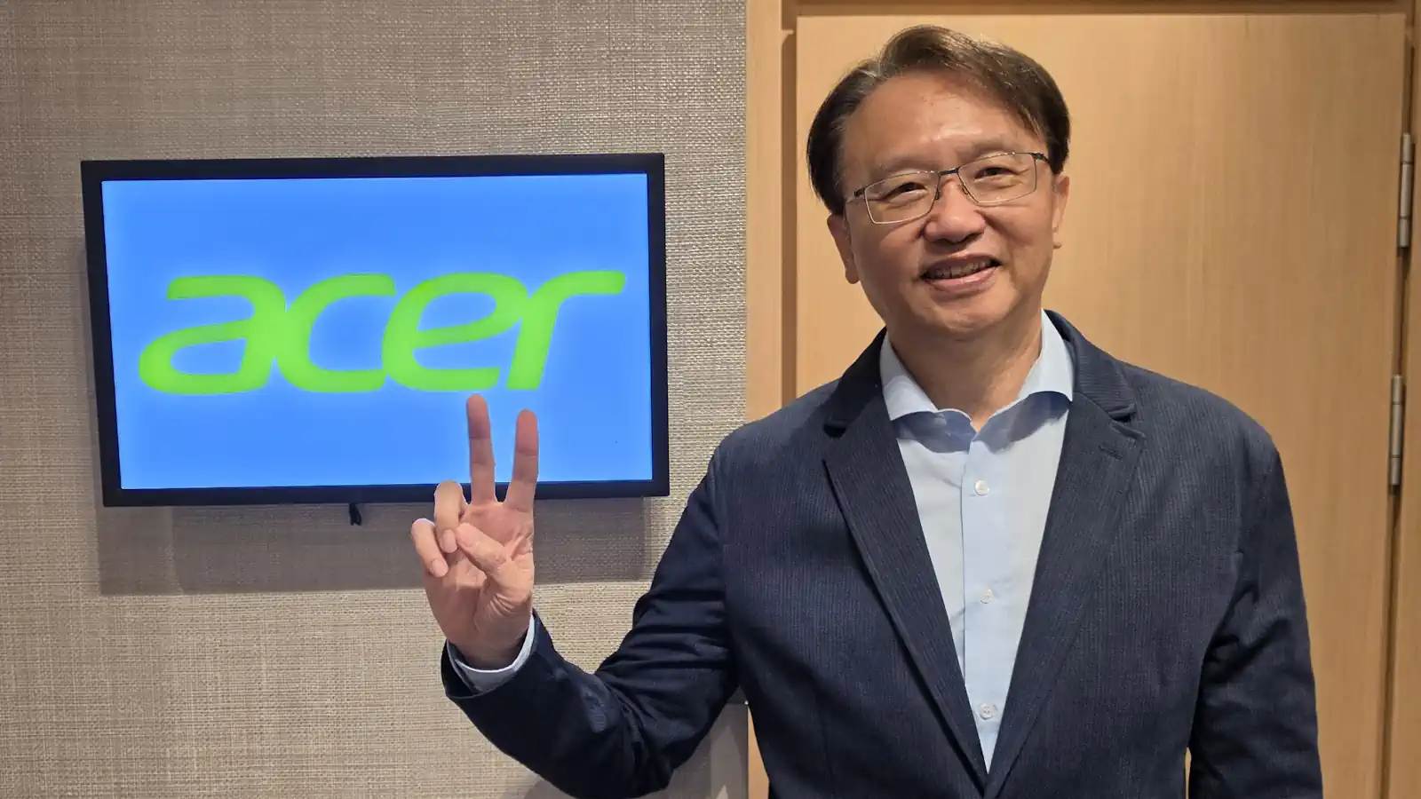 Acer CEO Jason Chan after interview