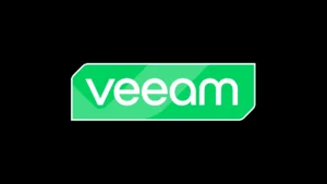 veeam logo against black