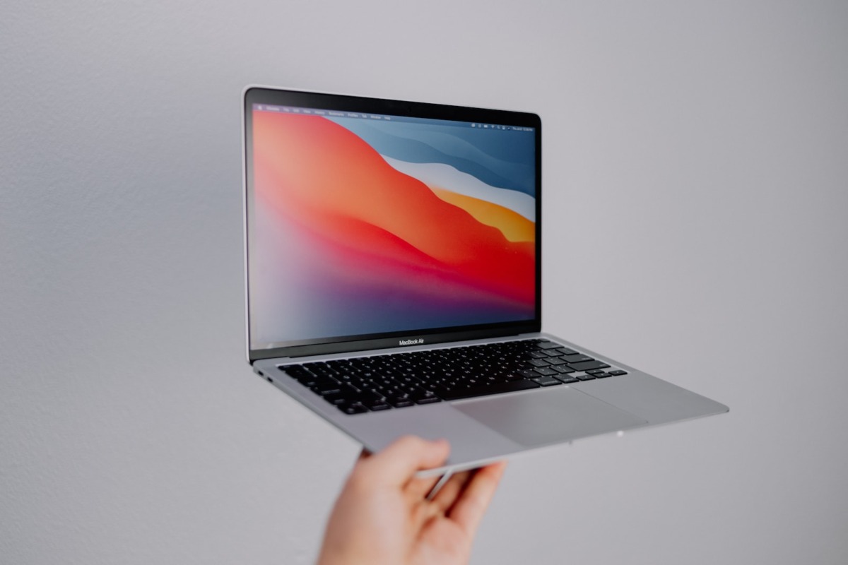 How do I shut down a MacBook Air with the keyboard?