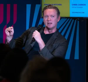 Chris Cannon speaking on the panel (image: Advertising Week)